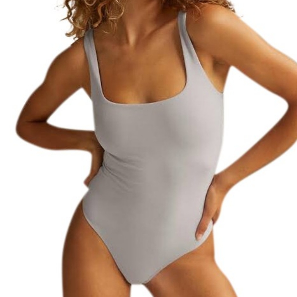 Babaton Contour Bodysuit in Opal Grey